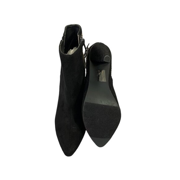 Forever 21 Women's Black & Gold Ankle Booties - Picture 7 of 8